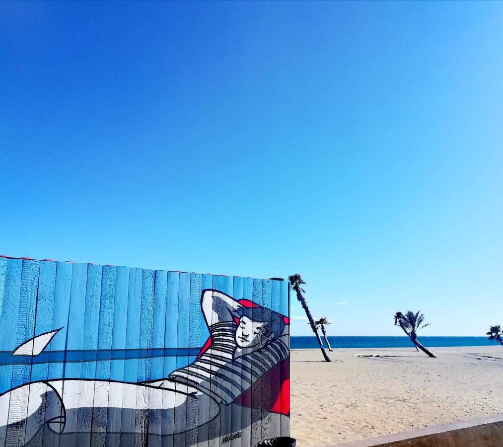 Appartement Soleil Levant - Acces Direct Plage - Terrasse - Une Chambre - Proche Commerces 르발카레스 외부 사진